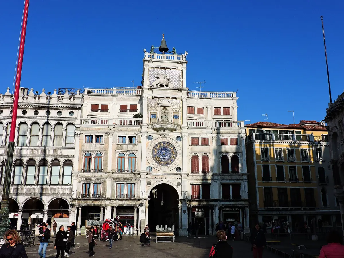 The Clock Tower (Torre dell'Orologio) on St Mark's Square